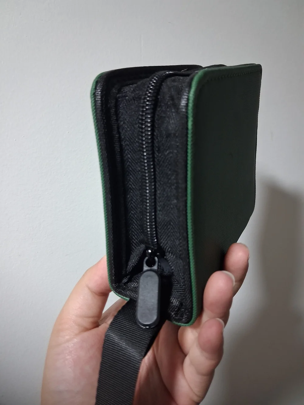 Forest Green Compact Zip Wallet